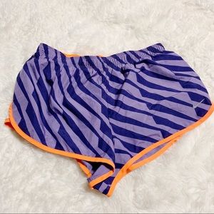 Purple and Orange Bike Shorts